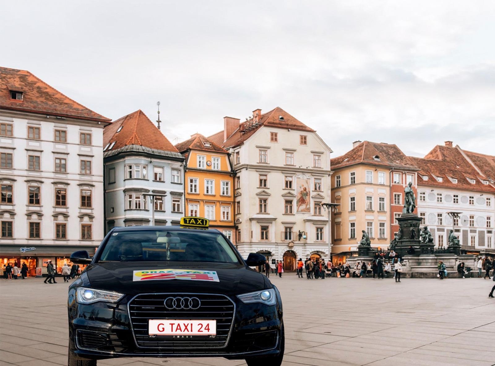 Graz Taxi 24 am Grazer Hauptplatz